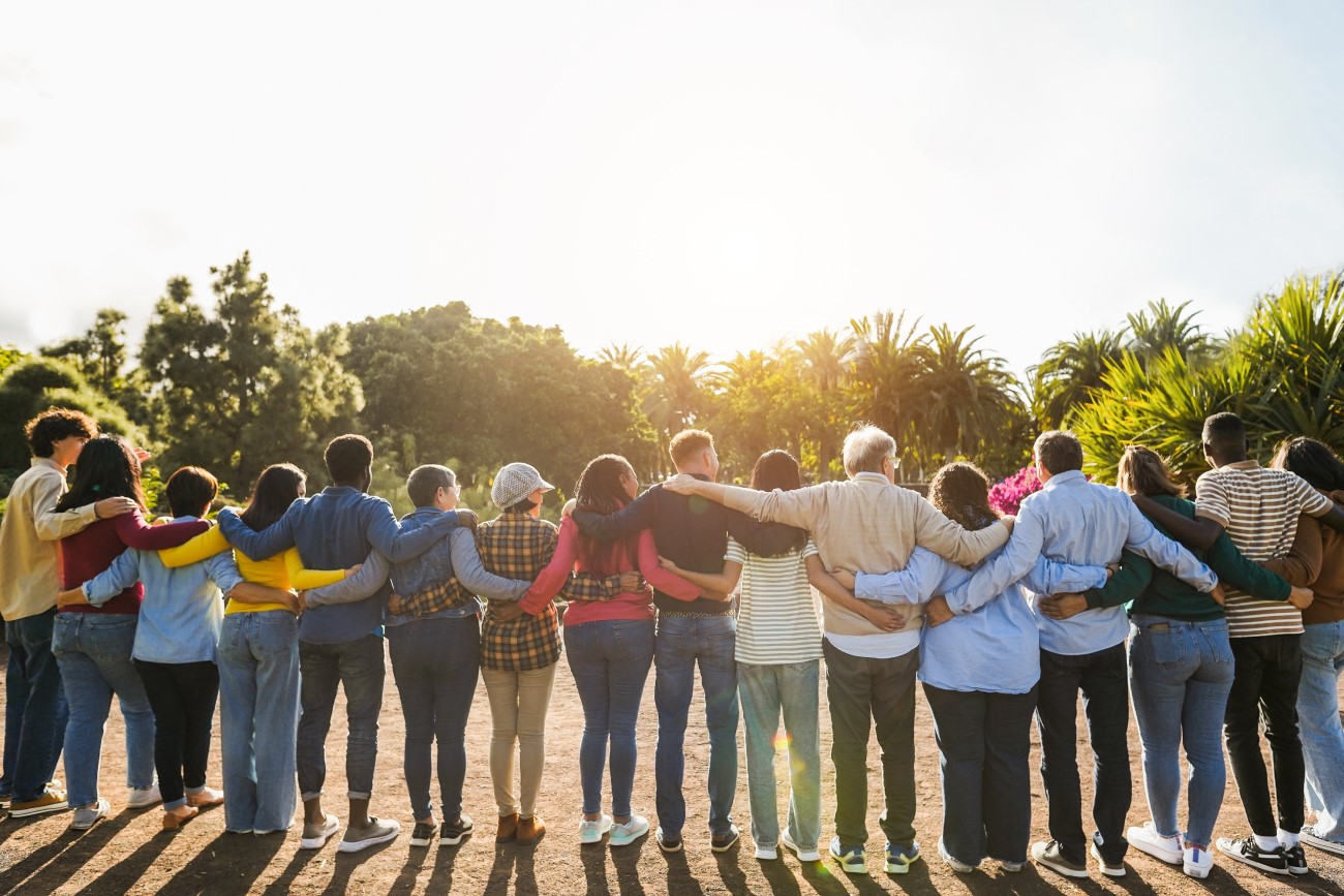Group of multigenerational people